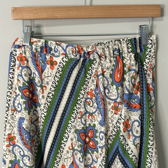 Anthropologie Maeve Skirt Far Sun Long Handkerchief Asymmetrical Boho Sz 6 - Picture 7 of 12